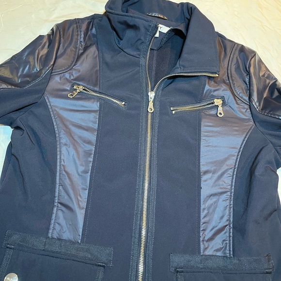 DKNY Navy wind jacket fleece lined - Picture 10 of 11